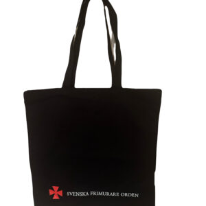 Tygkasse med ordens namn och kors